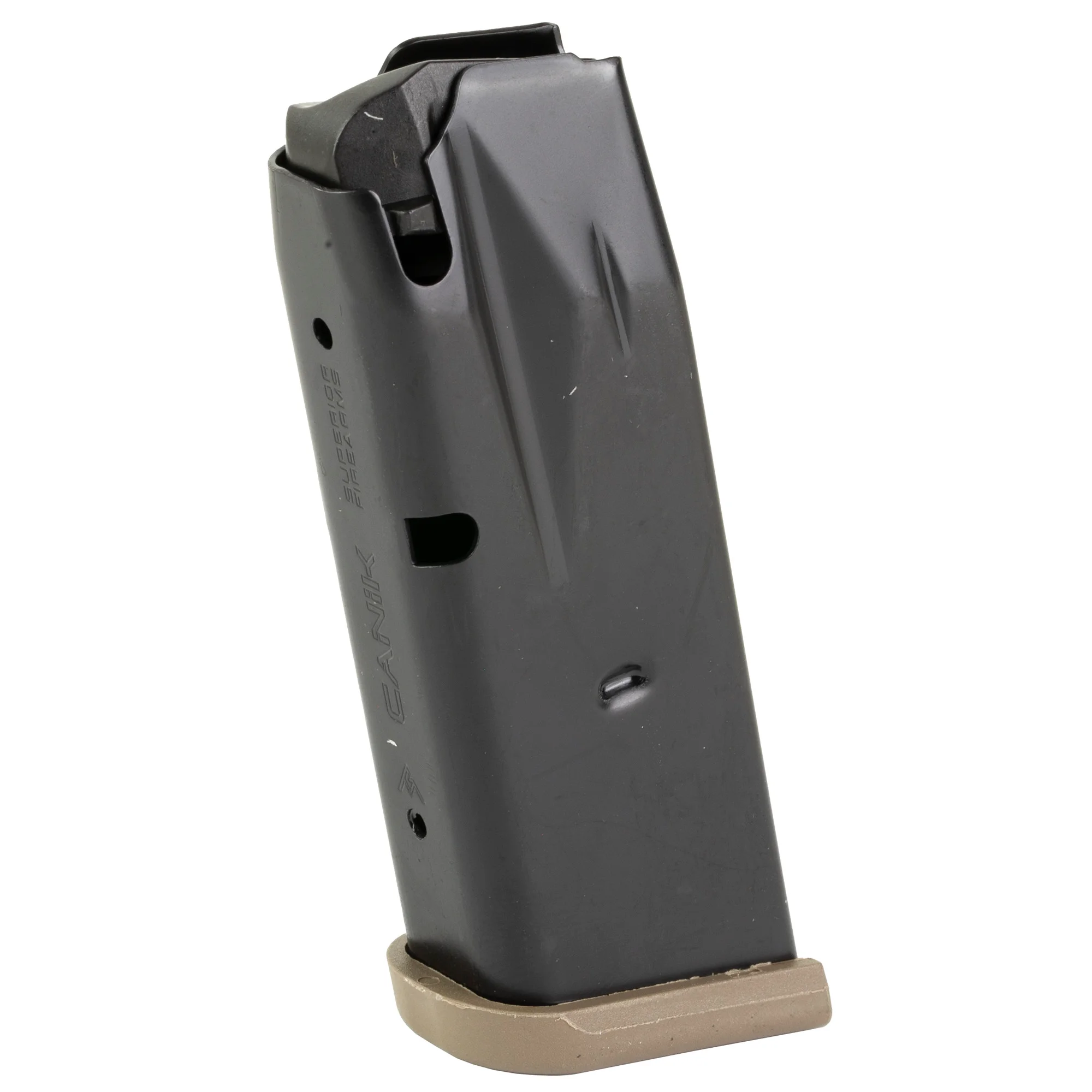 Canik-METE-MC9-9mm-10-Round-Magazine-With-Flush-Finger-Rest-Baseplate-FDE Canik METE MC9 9mm 10 Round Magazine With Flush Finger Rest Baseplate FDE